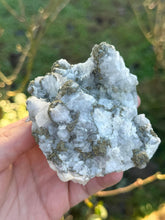 Load image into Gallery viewer, Druzy Pyrite Golden Calcite with Green Fluorite Sphalerite  ￼
