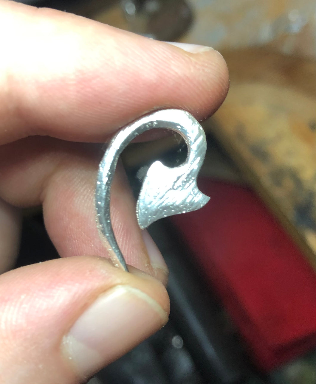 Sterling silver gauge earrings