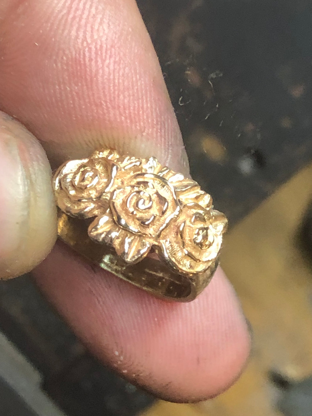 14kt Gold Rose ring
