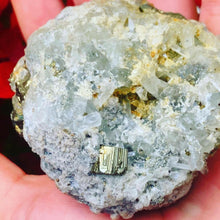Load image into Gallery viewer, Pyrite On Pyrite Quartz with Smokey
