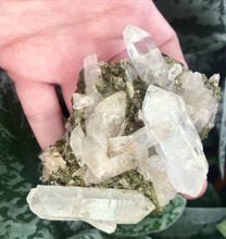 Load image into Gallery viewer, Herkimer Tourmaline Cluster
