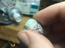 Load image into Gallery viewer, Ethiopian opal hand cast and set in .925
