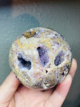 Load image into Gallery viewer, Royal Reiki Rare Sphalerite Fluorite Sphere
