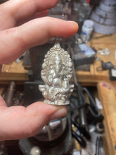 Load image into Gallery viewer, Ganesha Pendant in sterling silver
