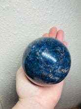 Load image into Gallery viewer, Sodalite Sphere With Feldspar Shine Stars
