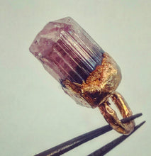 Load image into Gallery viewer, Rubilite Tourmaline electroformed pendant
