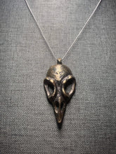 Load image into Gallery viewer, Lucky Crow Pendant hand cast in yellow bronze.

