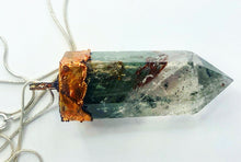 Load image into Gallery viewer, Lodolite electroformed pendant

