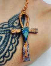 Load image into Gallery viewer, Ankh electroformed enchanted set
