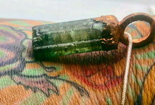 Load image into Gallery viewer, Paprok tourmaline electroformed pendant
