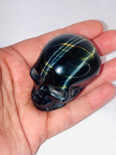 Load image into Gallery viewer, Royal Reiki Blue Tigers Eye Skull
