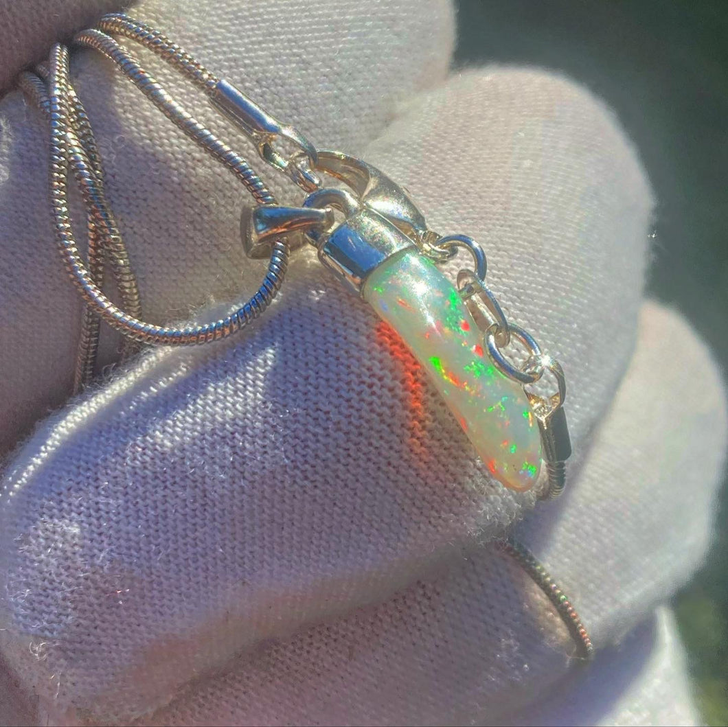 Amulet Angelic Rainbow Drop with Silver