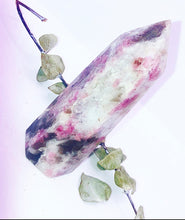 Load image into Gallery viewer, Pink Tourmaline Standing Healing Tower
