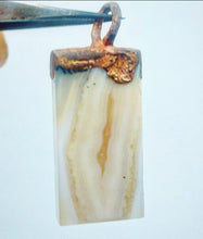 Load image into Gallery viewer, Druzy Agate Carving Electroform Copper Silver
